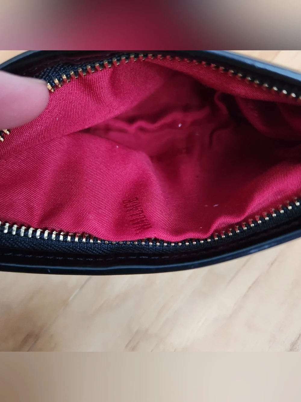 MZ Wallace Black Nylon Small Makeup Toiletries Pouch